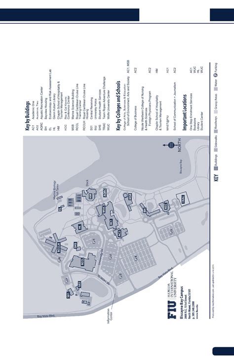 Fiu Biscayne Bay Campus Map Maping Resources