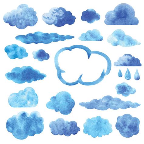 Watercolor Clouds Illustrations Royalty Free Vector Graphics And Clip