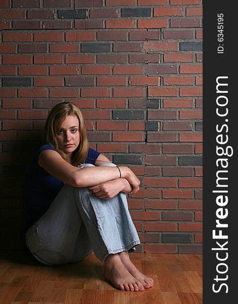 Woman Sitting With Knees Up Free Stock Images Photos 6345195