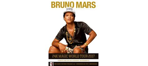 Bruno Mars To Bring The 24k Magic World Tour To North America And Europe In 2017