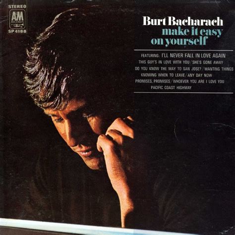 Burt Bacharach Make It Easy On Yourself 1970 Vinyl Discogs