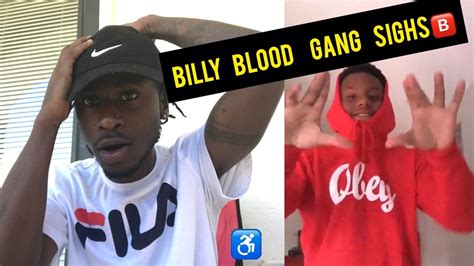 Billy Blood Gang Signs Youtube