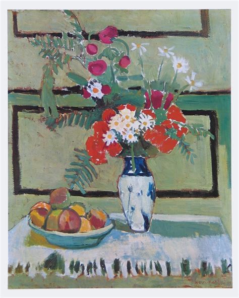 Wandbild Henri Matisse Stilleben Blumen Und Früchte