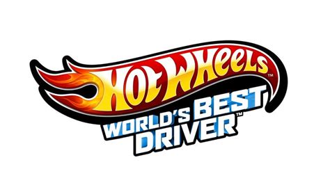 The Logo For Hot Wheels World S Best Driver With Flames Coming Out Of It