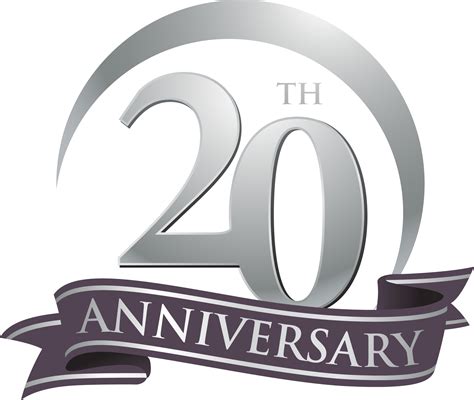 20th Anniversary Logo Png