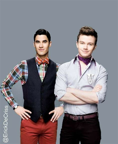 Glee Kurthummel Blaineanderson Cutest Couple Ever Blaine And Kurt Chris Colfer