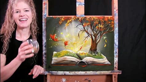 Learn How To Paint Turn The Page To Autumn With Acrylic Paint And Sip