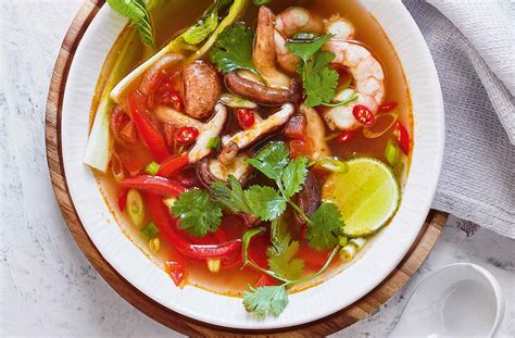 Prawn Tom Yum Soup Recipe Thai Recipes Tesco Real Food
