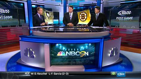 Contact your provider and ask for nbc sports boston. NBC Sports Post Game Report. 6/5/13 Pittsburgh Penguins vs ...