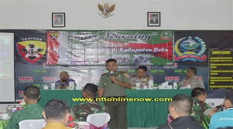 Sos memimpin serah terima jabatan dandim 1604/kupang dan k. Dandim Mengajak Komponen Bangsa Jaga Kebersamaan di Tapal ...