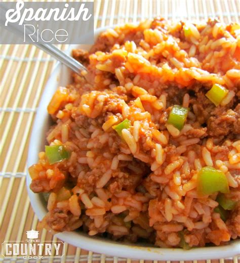 Recipes That Have Ground Beef And Spanish Rice Spanish Rice Recipe