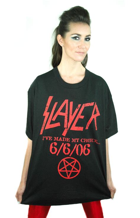 Vintage Slayer Shirt 666 Concert Shirt Band Tee Slayer Tee Etsy