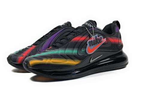Nike Air Max 720 Black Neon Streaks Mens Running Shoes Size 115