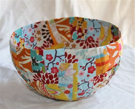 Fabric Bowls — Christine Peloquin Scrap Fabric Crafts Fabric Bowls