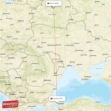 Direct Flights From Minsk To Istanbul Msq To Ist Non Stop
