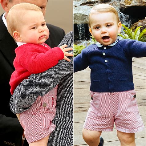 Prince louis on his first day at nursery. Prince Louis Wears Prince George's Hand-Me-Down Shorts: Pic
