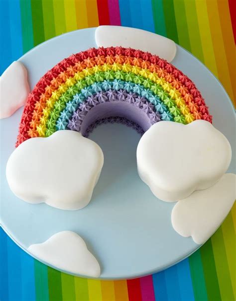 221 Best Cakes Rainbow Images On Pinterest