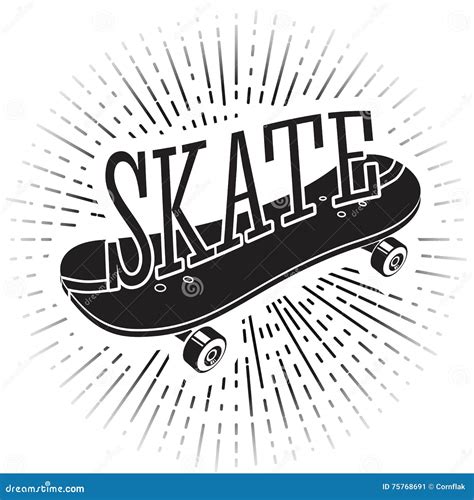 Skate Logos Vector Illustration 72133642