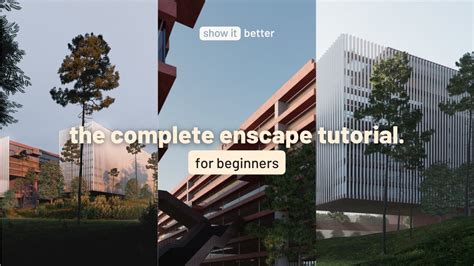 Enscape For Beginners Creating Architectural Renders Youtube