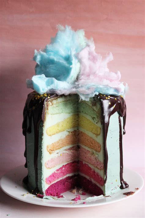 What are the ingredients of cotton candy? One Cake Two Ways | Donut + Cotton Candy Cake! | Poppytalk
