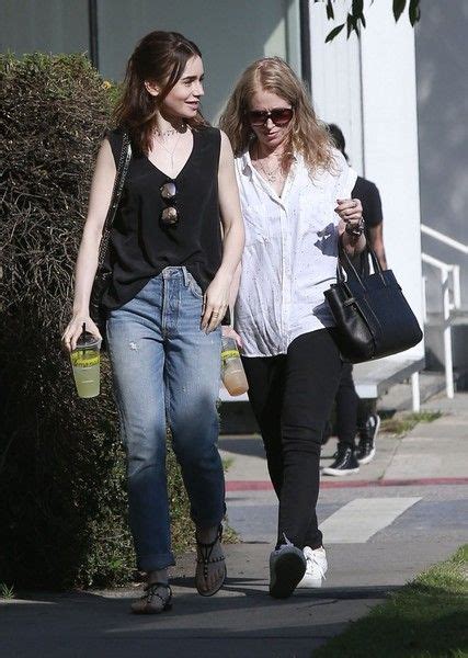 lily collins photos photos lily collins heads out with her mom in west hollywood lily collins