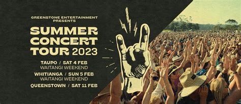 Summer Concert Tour 2023 Drops Massive International Line Up Eventfinda