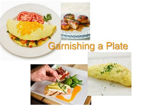 Ppt Garnishing A Plate Powerpoint Presentation Free Download Id