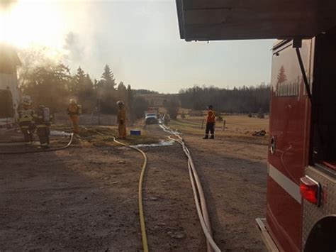 Firefighters Respond To Oxdrift Structure Fire Drydennow Dryden