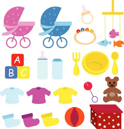 Baby Items Clipart Cute And Adorable Graphics For Your Baby Related