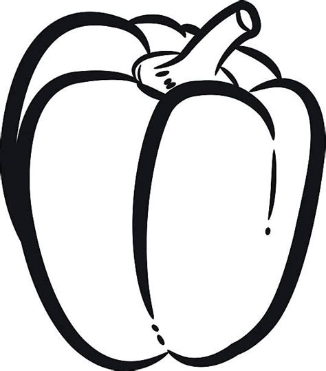 Bell Pepper Clipart Black And White 10 Free Cliparts Download Images