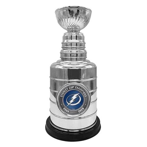 Tampa Bay Lightning 2021 Nhl Mini 3 Stanley Cup Champions Replica Trophy