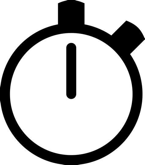 Stop Watch Icon Clip Art At Clker Stopwatch Clipart Png Download