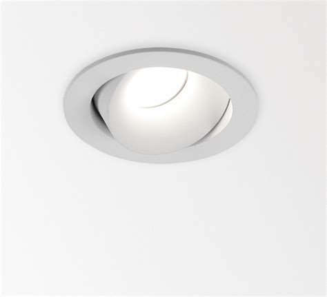 Recessed Led Ceiling Spot Flexx Tiltable Round Inox