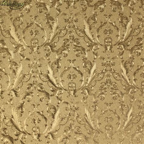 Beibehang European Style Wallpaper High Grade Gold Foil Gold Silver