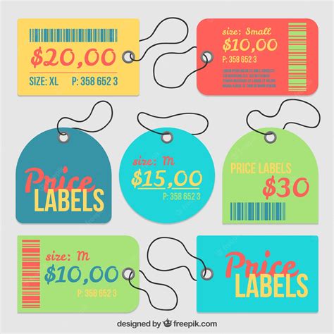 Free Vector Price Label Collection