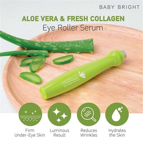 Baby Bright Aloe Vera And Fresh Collagen Eye Roller Serum 15ml Uab