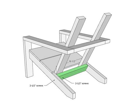 Made from simple construction lumber, these plans make this an inexpensive and easy build you can tackle over the weekend! 2x4 Modern Adirondack Chair in 2020 | Modern adirondack ...