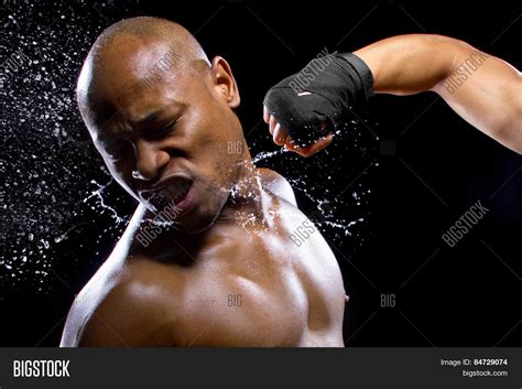 Boxer Getting Knocked Image And Photo Free Trial Bigstock