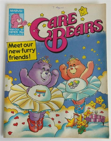Care Bears Comic Marvel Uk Uk Weekly Comic Complete Your Collection