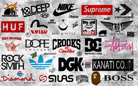 Clothing Brand Logos | Streetwear & Lifestyle Brand Logos | Daisy Mex gambar png