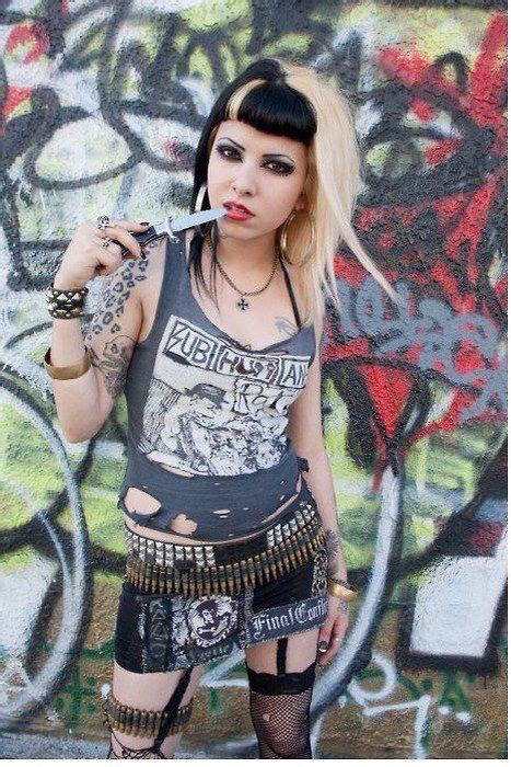 sexy punk punk girl fashion punk rock fashion