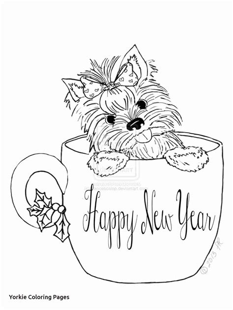 They're keen, very vigorous and fearless. Yorkie Coloring Pages at GetColorings.com | Free printable ...
