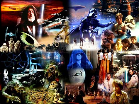 Wallpaper Star Wars Collage Cartoons 🔥 Top Free Backgrounds