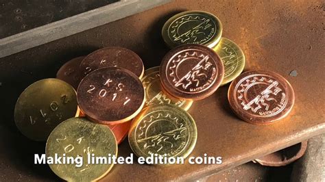 Stamping Custom Coins With A Flypress Youtube