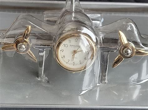 Daniel David Collection Airplane Clock In Original Package