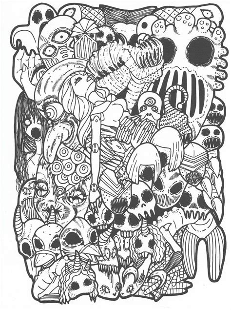 From The Crypt Of Horrors Coloring Book Art Cute Coloring Pages