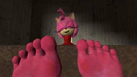 Amy Rose Happy Toes 2 By Hectorlongshot On Deviantart