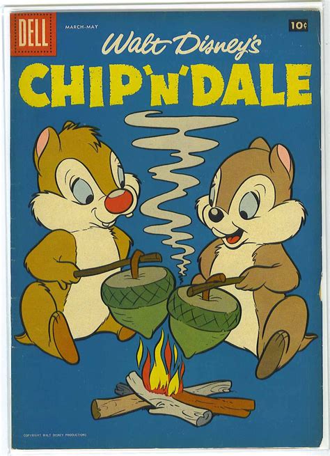 Chip N Dale Walt Disney Production 1943  Dell Golden Key Andharvey Comic Covers