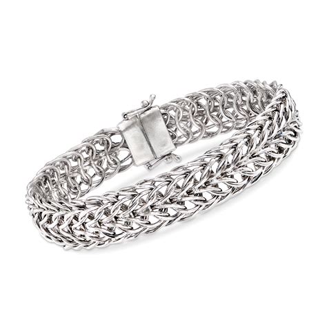 Sedusa Link Bracelet In Sterling Silver With Magnetic Clasp Ross Simons