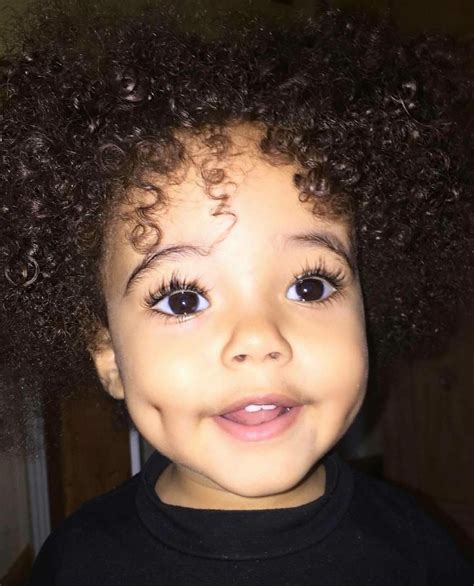 Curly Hair Light Skin Cute Black Babies